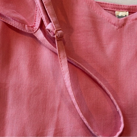 HEMANT & NANDITA 100% Viscose Pink Mauve Spaghetti Strap Tank Top XS - Picture 9 of 10